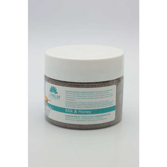 La Palm - Step 2 - Jojoba Pedi Scrub - 12 oz - Milk Honey