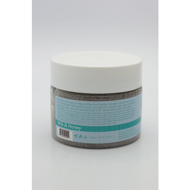 La Palm - Step 2 - Jojoba Pedi Scrub - 12 oz - Milk Honey