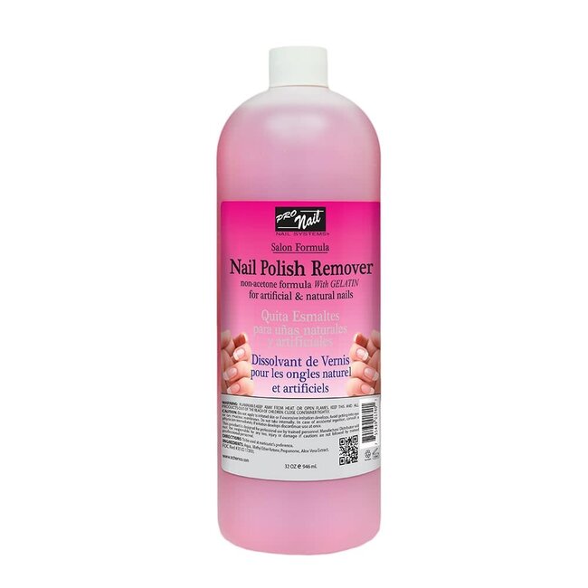 Pro Nail - Nail Polish Remover - Non-Acetone - 32 oz