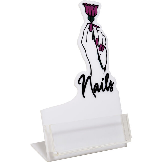 Business Card Holder - Nails Hand Display