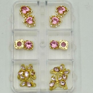 The Studio The Studio - Art Pack #525 - Assorted Nail Art Charms - 12 pcs