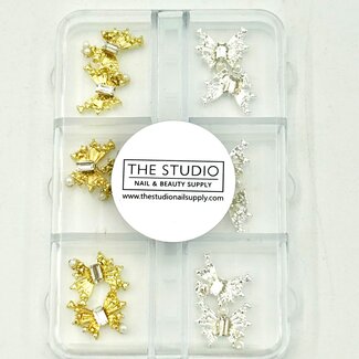 The Studio The Studio - Art Pack #560 - Butterfly Charms - Silver, Gold