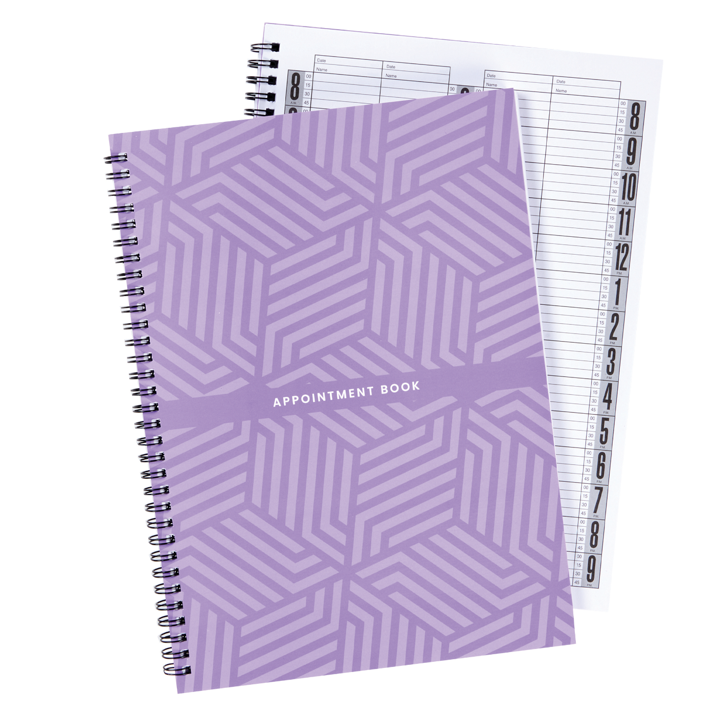 4 Column Undated Appointment Book & Planner, 15-Minute Increment