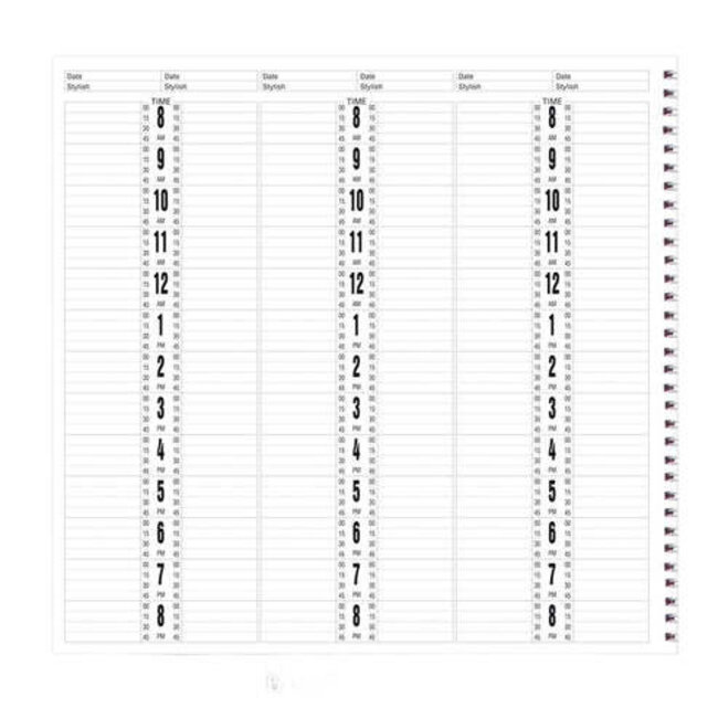 Berkeley - Appointment Book - Flower - 6 column - 150 pages - AB116