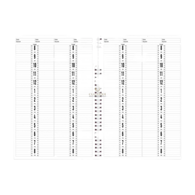 Berkeley - Appointment Book - Flower - 4 column - 150 pages - AB114