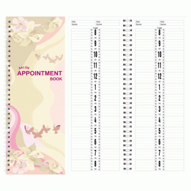 Berkeley - Appointment Book - Butterflies - 2 column - 150 pages - AB102