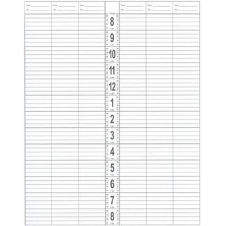 DL Professional DL - Appointment Book - 6 Column - DL200 - Blue