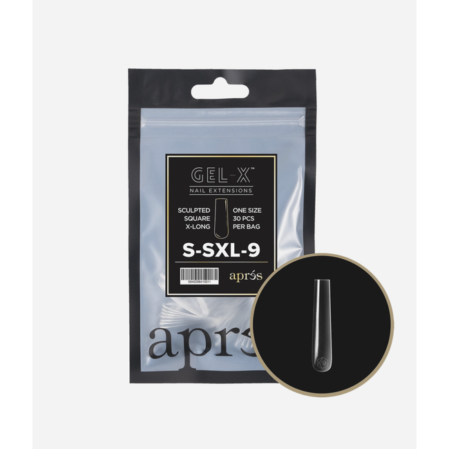Apres - Refill Bags - Sculpted - Square Extra Long - #9