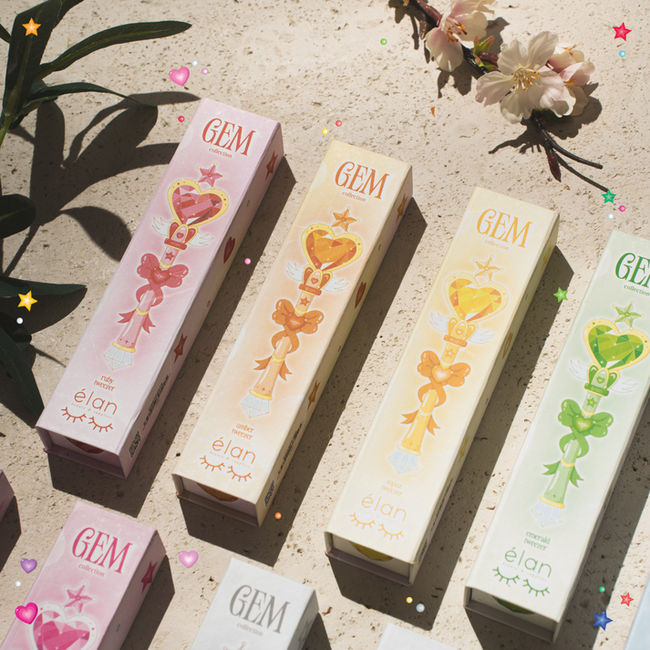 Elan - Gemstone Volume Tweezer - Nano Grip - Pink