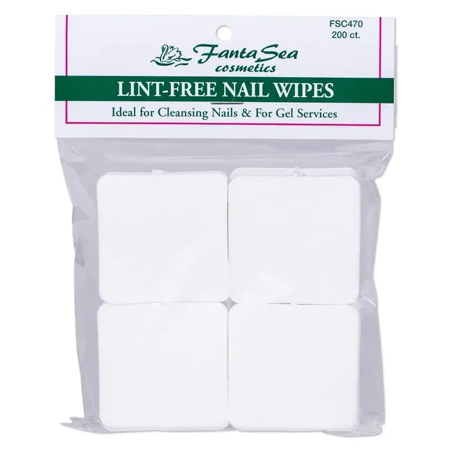 FantaSea - Lint Free Nail Wipes - 200 Count - FSC470