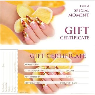 Berkeley Gift Certificate Booklet - 50 pgs - GC127