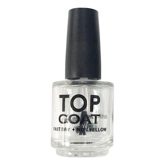 Berkeley Empty Nail Polish Bottle - Clear - "Top Coat" - 0.5 fl oz