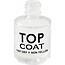 Empty Nail Polish Bottle - Clear - "Top Coat" - 0.5 fl oz