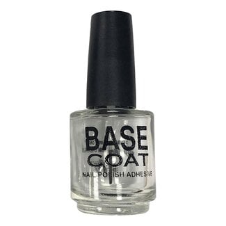 Berkeley Empty Nail Polish Bottle - Clear - "Base Coat" - 0.5 fl oz