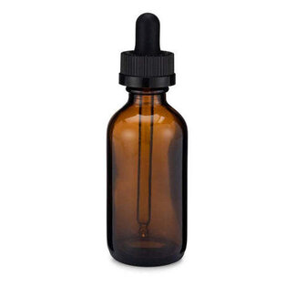 Berkeley Glass Dropper Bottle - Amber Brown - 1 oz