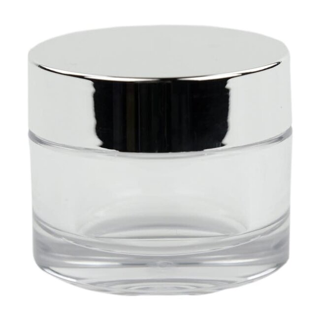Cre8tion - Glass Jar w/ Silver Lid - XS