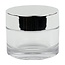 Cre8tion - Glass Jar w/ Silver Lid - XS
