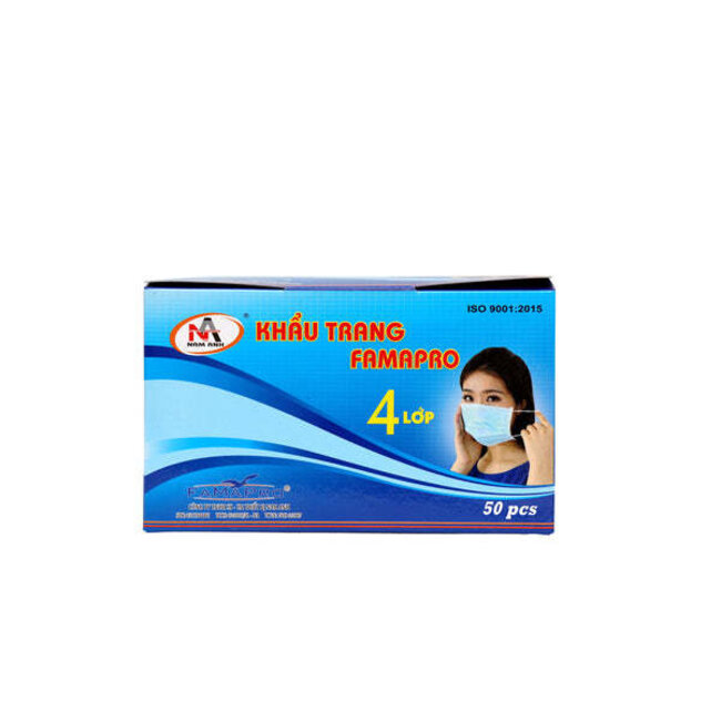 Nam Anh - Face Mask Pro - 4 Layers - BLUE