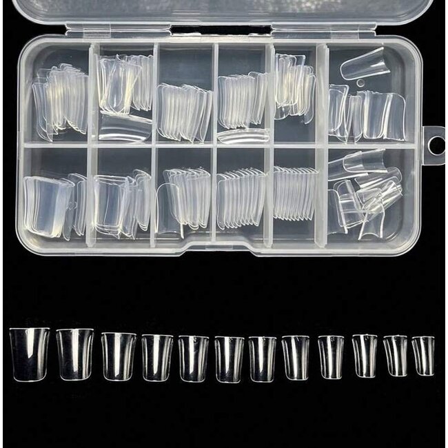The Studio - Nail Tip Box - Duck - Clear - Medium