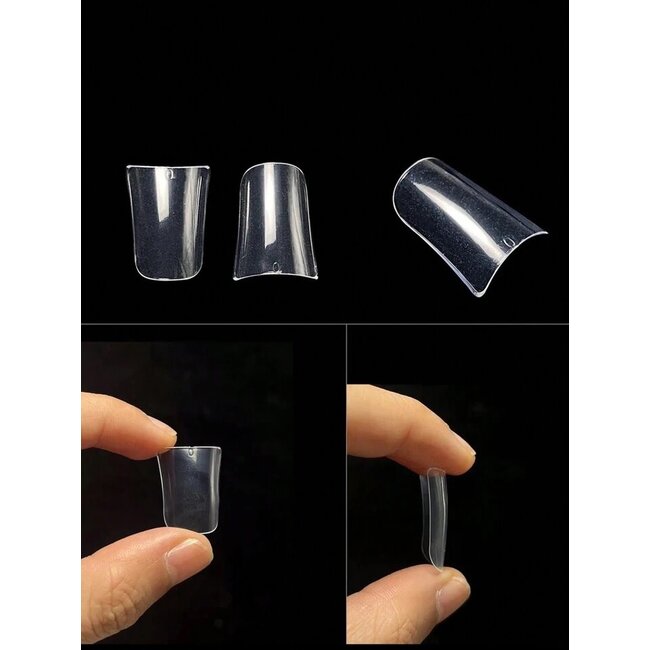 The Studio - Nail Tip Box - Duck - Clear - Medium