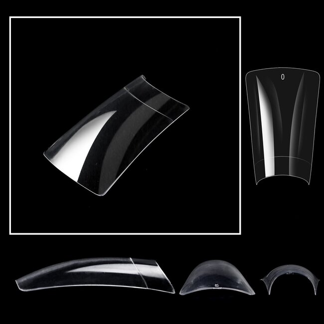 The Studio - Nail Tip Box - Duck - Clear - Long