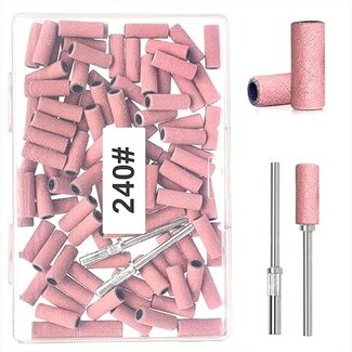 The Studio Mini Sanding Bands - Pink - 50 ct - F - #240