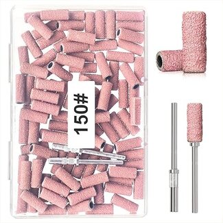 Mini Sanding Bands - Pink - 50 ct - M - #150