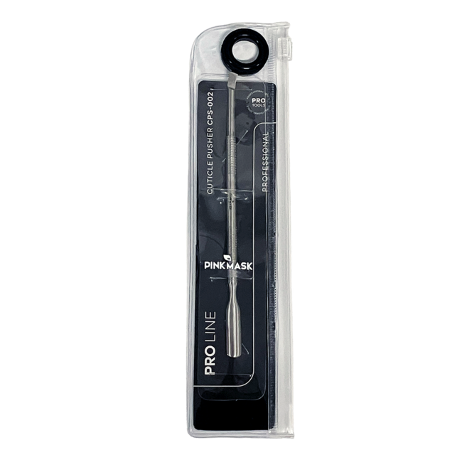 Pink Mask - Bent Blade Cuticle Pusher - 002