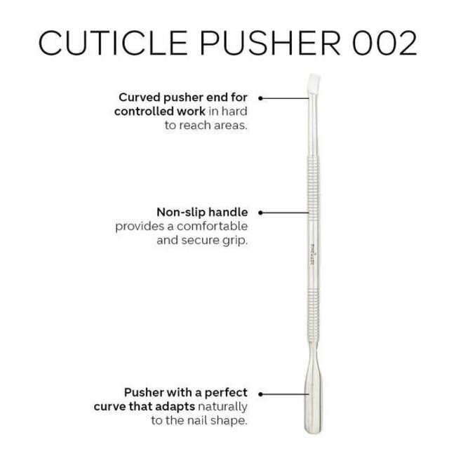 Pink Mask - Bent Blade Cuticle Pusher - 002