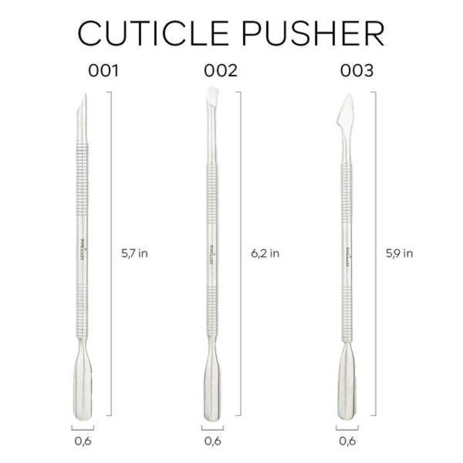 Pink Mask - Bent Blade Cuticle Pusher - 002