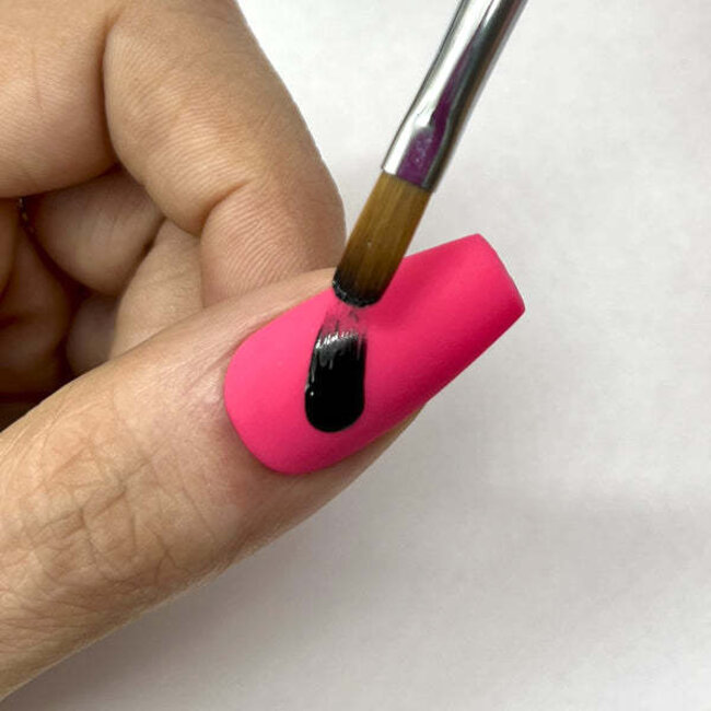 Pink Mask - Gel Brush Oval - 04