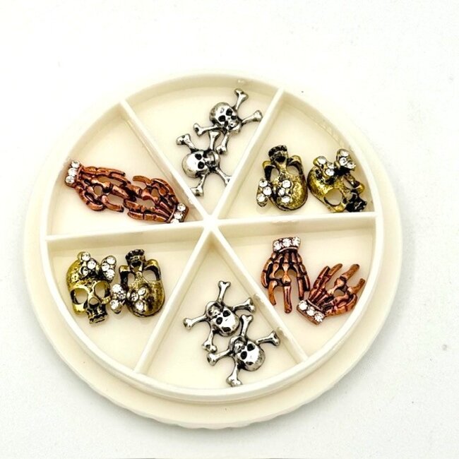 The Studio - Art Pack #400 - Gold/Silver Skulls