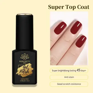 Born Pretty Born Pretty - Gel Top Coat - Hema TPO Free - 15 ml