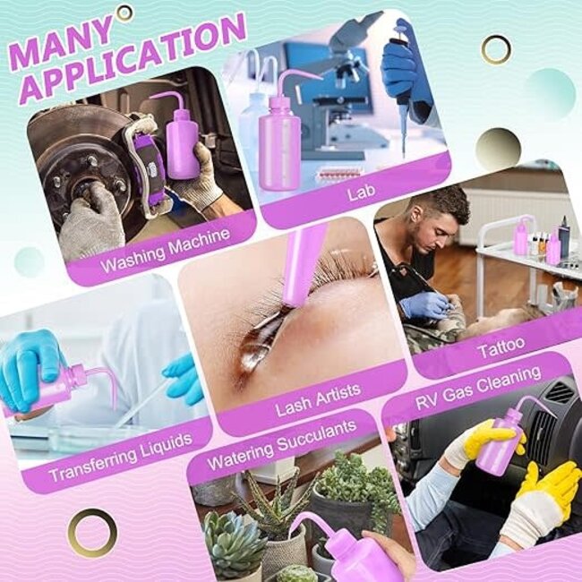 The Studio - Lash Wash Bottle - Purple - 250 mL