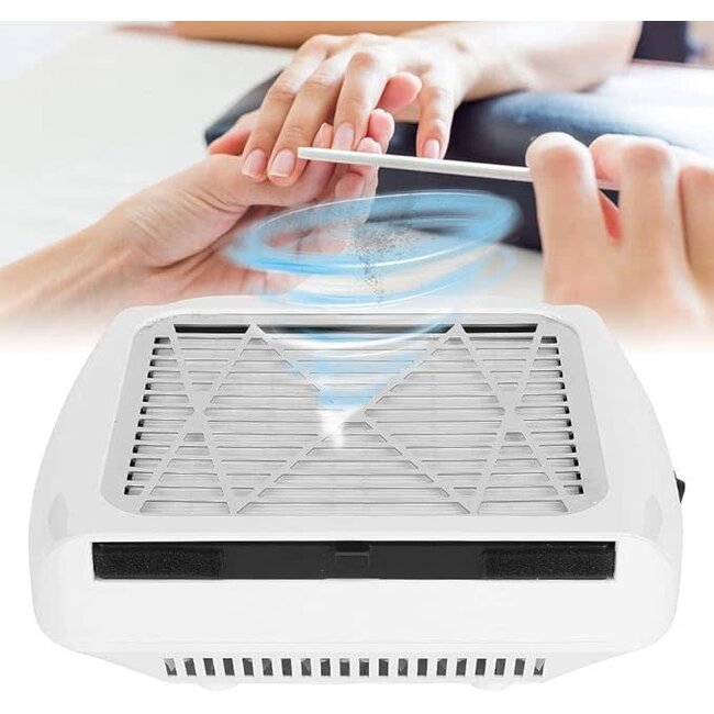 Nail Dust Collector - 80 W - White