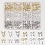 The Studio - Art Pack #621 - Assorted Silver and Gold Bows