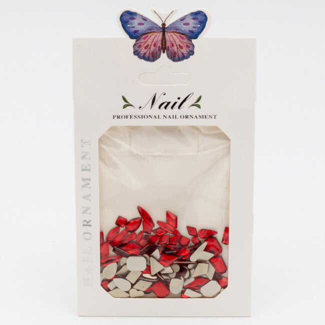 The Studio - Art Pack #281 - Assorted Large Red Rhinestones