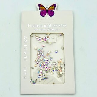 The Studio The Studio - Art Pack #622 - Assorted Small AB Rhinestones