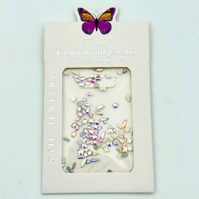 The Studio - Art Pack #622 - Assorted Small AB Rhinestones