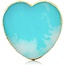 The Studio - Rock Plate Palette  - Heart - Aqua