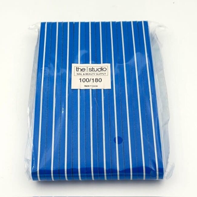 The Studio - File Buffer - 100/180 - Blue - 10 ct