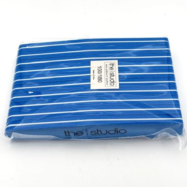 The Studio - File Buffer - 100/180 - Blue - 10 ct