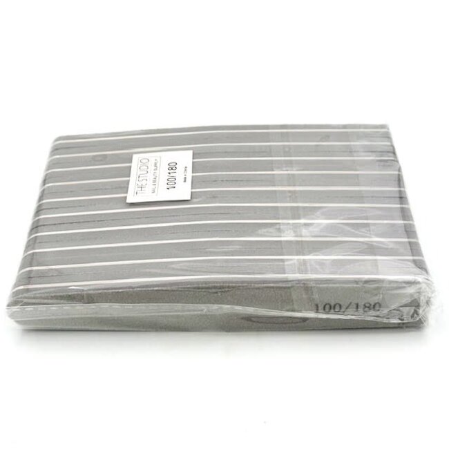 The Studio - File Buffer - 100/180 - Grey - 10 ct