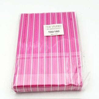 The Studio The Studio - File Buffer - 100/180 - Pink - 10 ct