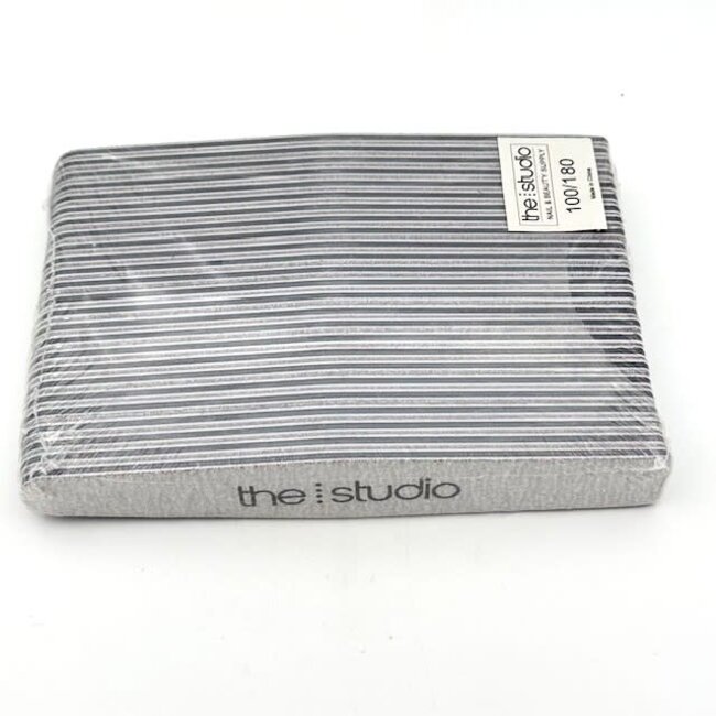 The Studio - Files - Oval - 100/180 - Zebra/ Black - 25 Count