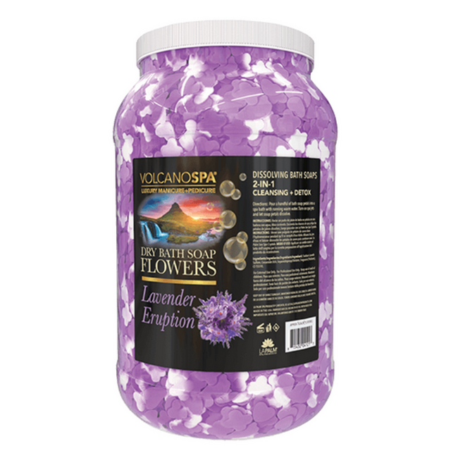Volcano Spa - Dry Bath Soap Flowers - 1 gal - Lavender