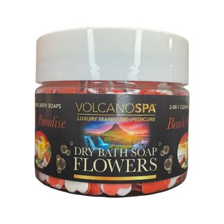 LA PALM Volcano Spa - Dry Bath Soap Flowers CBD - 12 oz - Beach Paradise