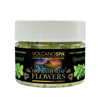 LA PALM Volcano Spa - Dry Bath Soap Flowers CBD - 12 oz - Spearmint