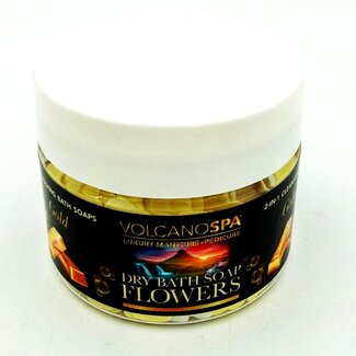 LA PALM Volcano Spa - Dry Bath Soap Flowers CBD - 12 oz - Gold