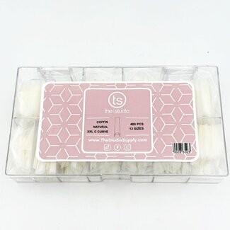 The Studio The Studio - Tip Box - Coffin Natural C Curve - XXL